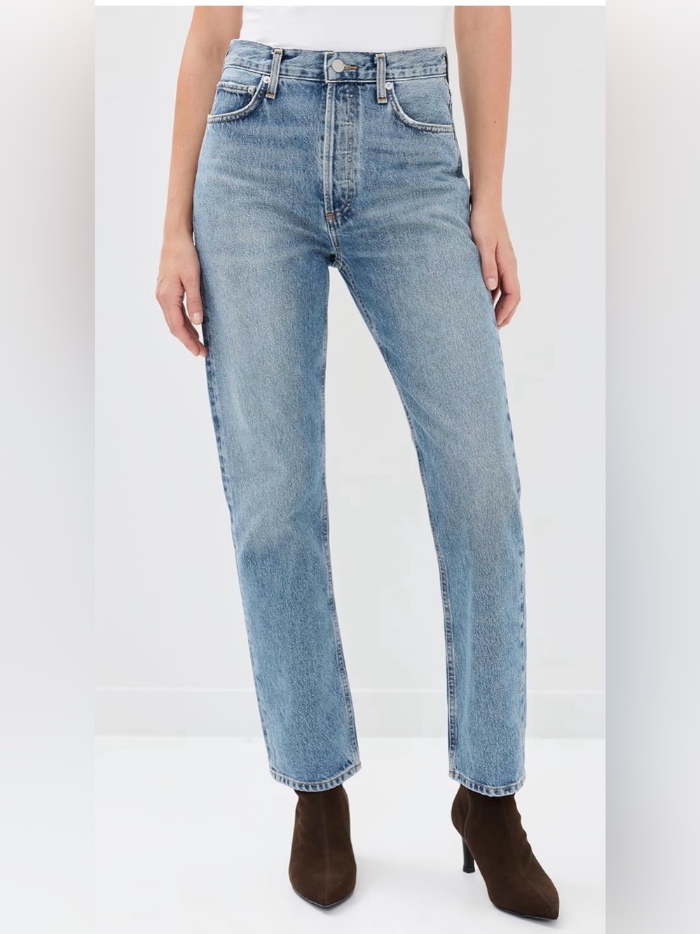 Agolde “90s Pinch waist” straight leg jeans